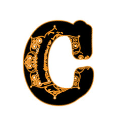 Golden Letters And Soft Illuminations-C.ai