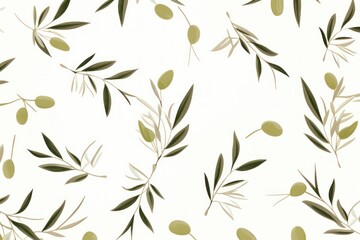 Oliveprint background vector illustration with grid in the style of white color, flat design, high resolution photography