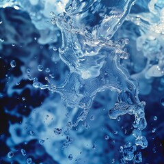 Close Up View of Water With Bubbles