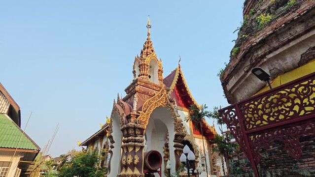 part of wat saen mueang temple