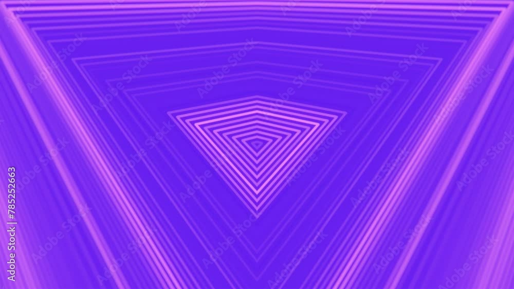 Poster 3d rendering digital loop animation with moving geometric light pattern. 4K