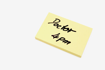 Post it note reminder Doctor 3pm