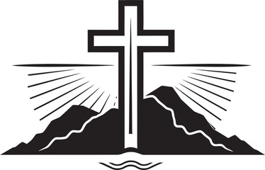 Heavenly Icons Christian Logo Vector Art