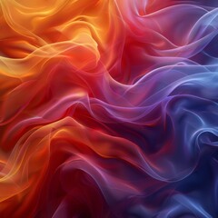 Obraz premium Vibrant Colorful Background With Waves