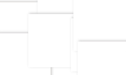 Vector abstract geometric square white graphic design banner pattern background.
White and grey monochrome vector background. Design for brochure, website, flyer, wallpaper, certificate, presentation.