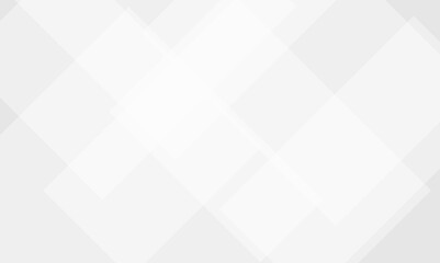 Gray and white geometric shape seamless tech technology abstract subtle background vector illustration. Digital futuristic technology concept cover, poster, banner. White grey background.