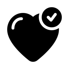heart glyph icon