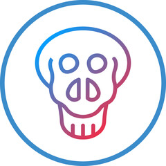 Obraz premium Vector Design Skull Icon Style