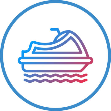 recommend clip art: Vector Design Jet Ski Icon Style