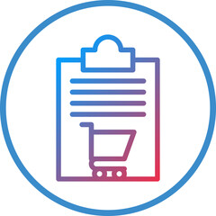 Vector Design Cart Registration Icon Style