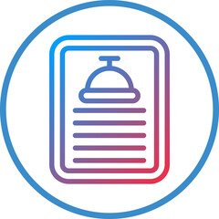 Vector Design Daily Menu Icon Style