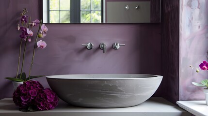 The Gray Bowl in Gray style bathroom