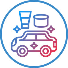 Vector Design Car Waxing Icon Style