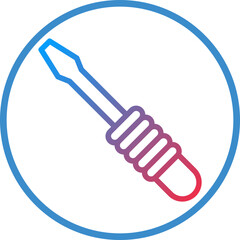Vector Design Screwdriver Icon Style