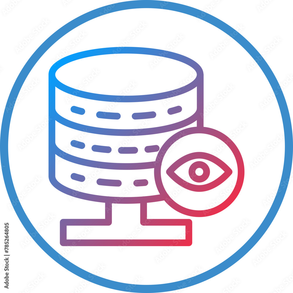Poster vector design database vision icon style