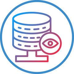 Vector Design Database Vision Icon Style