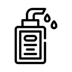 shampoo line icon