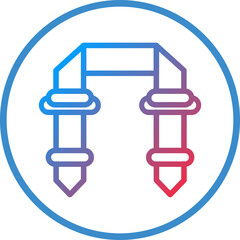 Vector Design Camera Strap Icon Style