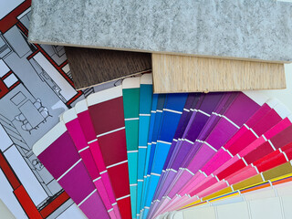 Assorted Colors of Paint on a Table