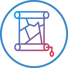 Vector Design Paper Map Icon Style