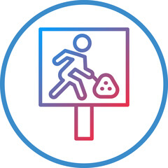 Vector Design Roadworks Icon Style