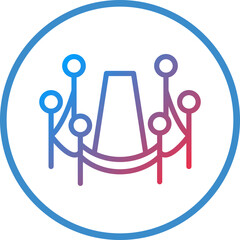 Vector Design Red Carpet Icon Style