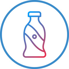 Vector Design Cola Bottle Icon Style