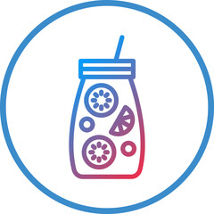 Vector Design Infusion Drink Icon Style