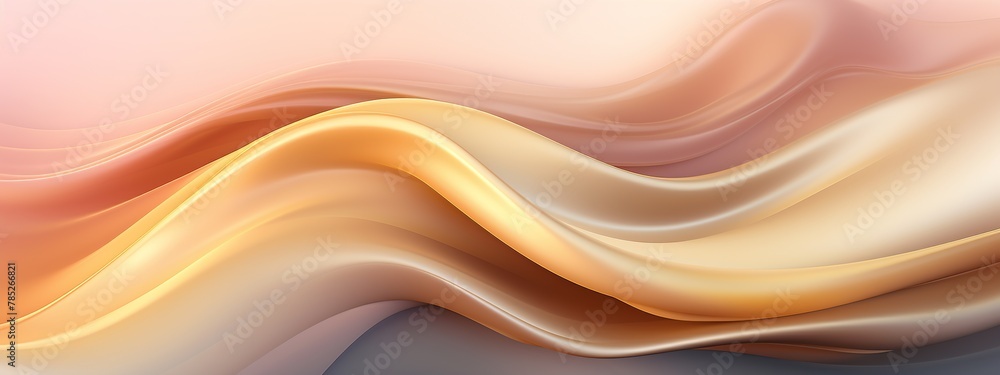 Aufkleber luxury silk wave in gradient texture background. abstract fabric texture backdrop.