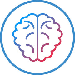 Vector Design Brain Icon Style