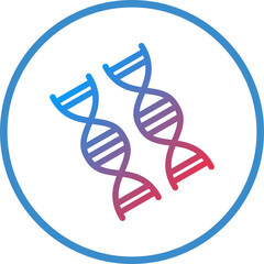 Vector Design DNA Icon Style