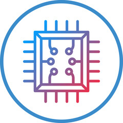 Vector Design Chip Icon Style