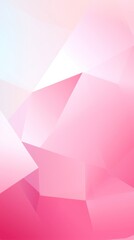 Pink and white background vector presentation design, modern technology business concept banner template with geometric shape