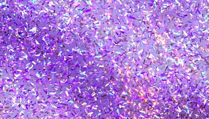 Radiant Revelry: Violet Holographic Foil Confetti