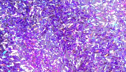 Violet Dreamscape: Holographic Foil Holiday Background