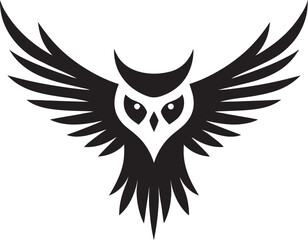 Wings of Freedom Flying Bird Vector Art