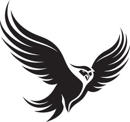 Blue Jay Flying in Vector Graphic