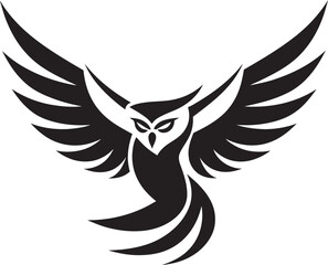 Pigeon Soaring in Urban Vector Scene