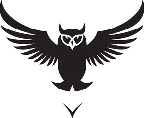 Ethereal Avian Beauty Flying Bird Vector