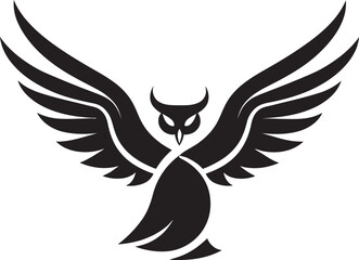 Canary Flying in Vector Illustration