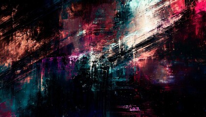 Gritty Glamour: Abstract Grunge Texture in Multiple Hues