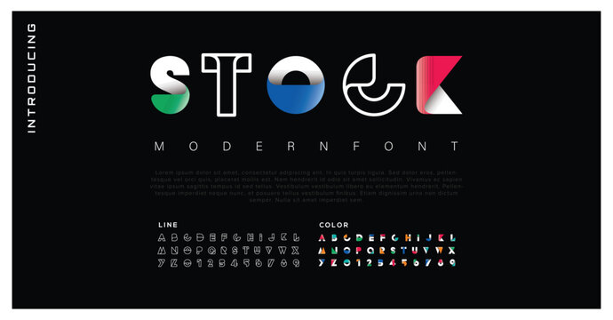 Stock modern creative minimal alphabet small letter logo design