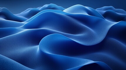 Obraz premium blue silk background