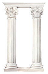 PNG Architecture column colonnade sculpture.