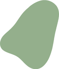 Abstract minimalist design green element