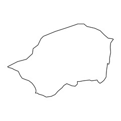 Gribskov Municipality map, administrative division of Denmark. Vector illustration.