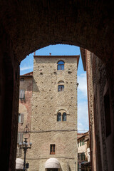 Naklejka premium Pistoia, historic city of Tuscany, Italy