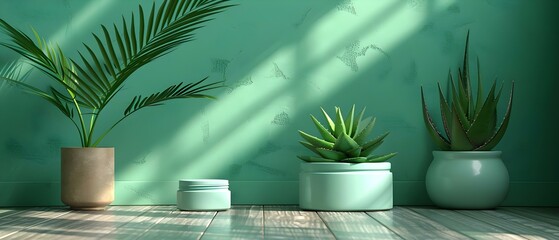 Soothing Aloe: Minimalist Skincare Presentation. Concept Skincare Routine, Aloe Benefits, Simple Ingredients, Beauty Tips, Lifestyle Choices