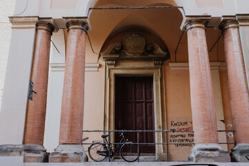 entrance to the church