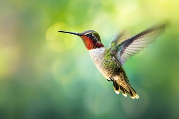 hummingbird in flight